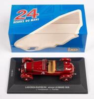 LAGONDA RAPIDE #4 LE MANS WINNER 1935: A Lagonda Rapide, #4 winner Le Mans 1935, as driven by J. Hindmarsh & L. Fontes, product number LM1935, manufactured by IXO models, in 24 Heures Du Mans packaging
