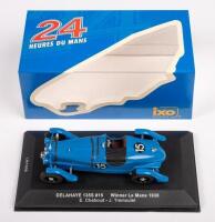 DELAHAYE&nbsp;135S #15 LE MANS WINNER 1938: A Delahaye 135S, #15 winner Le Mans 1938, as driven E. Chaboud & J. Tremoulet, product number LM1938, manufactured by IXO models, in 24 Heures Du Mans packaging