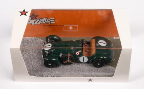 ALLARD J2 #1 LE MANS 1951: An Allard J2, #1 as raced at Le Mans 1951, driven by Allard & Cole, product number BZ230, manuactured by Bizarre model cars