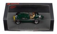 CONNAUGHT A 1952 BRITISH GP: A Connaught A, as raced in the 1952 British GP, the number #6 grand prix car driven by Dennis Poore to a 4th place finish, manufactured by Spark models, product number S7241
