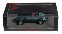 BRM P25 BRITISH GP 1956 HAWTHORN: A BRM P25 model car, the number #23 grand prix race car as driven by Mike Hawthorn in the British GP in 1956, manufactured by Spark models, product number S5720