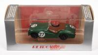 TRIUMPH TR3A #27 LE MANS 1959: A Triumph TR3A model car, number #27 as driven by Ninian Sanderson & Claude Dubois, at the 1959 Le Mans race, made in Portugal, manufactured by Vitese, product number 242