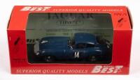 JAGUAR TIPO E TOURIST TROPHY 1962: A Jaguar E type model, the number #14 race car, as driven in the Tourist Trophy 1962, made in Italy, manufactured by model best, product number 9016&nbsp;