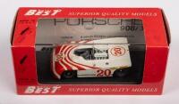 PORSCHE 908/3 TARGA FLORIA 1970: A Porsche 908/3 model car, the number #20 race car from Targa Floria 1970, product number #9050, manufactured by Best model, made in Italy&nbsp;