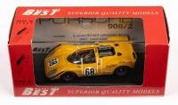 PORSCHE 908/2 WATKINS GLEN 1972: A 1:43 scale 1972 Porsche 908/2 Watkins Glen,&nbsp;in original box, made in Italy, model No. 9065