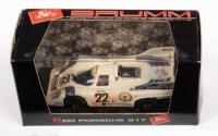PORSCHE 917 MARTINI RACING TEAM #22: A 1:43 scale 1971&nbsp;Porsche 917 Martini Racing Team 1 Marko-Van Lennep Le Mans,&nbsp;in original box, manufactured by Brumm