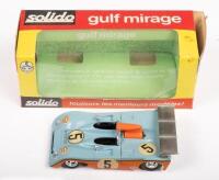 GULF MIRAGE&nbsp;#5: A 1:43 scale 1975 Gulf Mirage&nbsp;#5,&nbsp;in original box, manufactured by Solido, model No. 17, made in France