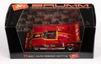 ALFA ROMEO 33TT 12 #1: A 1:43 scale 1975 Alfa Romeo 33TT 12 Merzario-Ickx 1000Km Spa,&nbsp;in original box, manufactured by Brumm