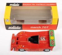 MARCH 707 #77: A 1:43 scale March 707 #77,&nbsp;in original box, manufactured by Solido, model No. 199, made in France
