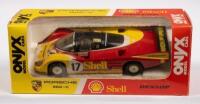 PORSCHE 962-C: A&nbsp;1:43 scale 1988&nbsp;Shell Porsche 962-C Le Mans,&nbsp;in original box, manufactured by Onyx Model Cars, made in Portugal