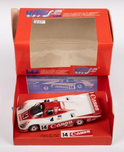 248 · PORSCHE 956 'CANON' 24 HOUR DU MANS: A 1:43 scale 1983 Porsche 956 'Canon' 24 hours Du Mans, in original box, manufactured by Vitefe, made in Portugal