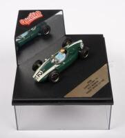 COPPER CLIMAX T51 JACK BRABHAM WINNER BRITISH GP 1959: A&nbsp;1:43 scale 1959 Copper Climax T51 Jack Brabham Winner British GP,&nbsp;in original box, manufactured by Quartzo, model No. 4099