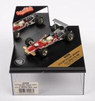 LOTUS 49B 'GOLD LEAF' GRAHAM HILL USA GP 1968: A 1:43 scale 1968&nbsp;Lotus 49B 'Gold Leaf' Graham Hill USA GP,&nbsp;in original box, manufactured by Quartzo, model No. 4008