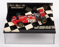 DE TOMASO 505/38 FORD SOUTH AFRICA: A 1:43 scale 1970&nbsp;De Tomaso 505/38 Ford Frank Williams Racing Team Piers Courage Kyalami,&nbsp;in original box, manufactured by Minichamps