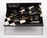 LOTUS 79 M. ANDRETTI WORLD CHAMPION 1978: A 1:43 scale 1978&nbsp;Lotus 79 M. Andretti World Champion,&nbsp;in original box, manufactured by Minichamps