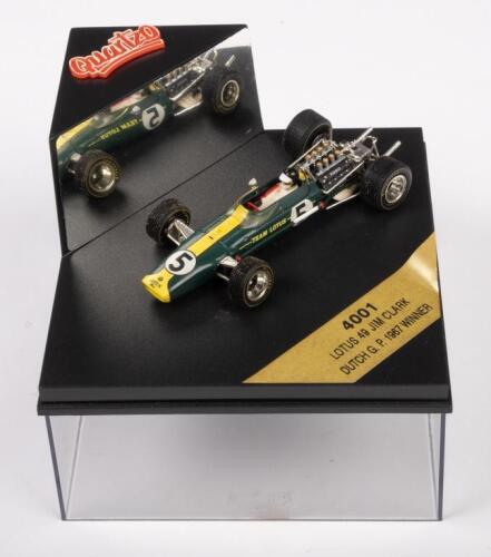 LOTUS 49: A 1:43 scale Quartzo Lotus 49 Jim Clark Dutch GP 1967 Winner