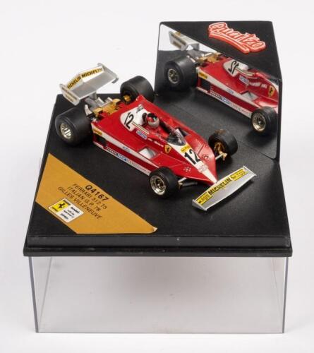 313 · FERRARI 312T: A Limited Edition (2768/4000) 1:43 scale Quartzo Ferrari 312T 1978 Italian GP at Monza Gilles Villeneuve