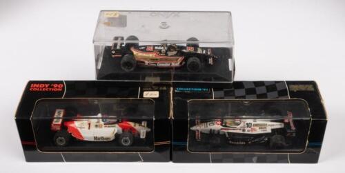 ALFA ROMEO, HAVOLINE LOLA, PENSKE: Three 1:43 scale Onyx Model Cars including March Alfa Romeo Guerrero 1990, Havoline Lola Michael Andretti and Penske Fittipaldi