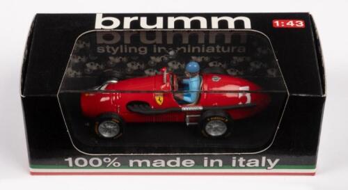 FERRARI 500F2: A 1:43 scale Brumm Ferrari 500F2 GP Gran Bretagna 1953 Alberto Ascari