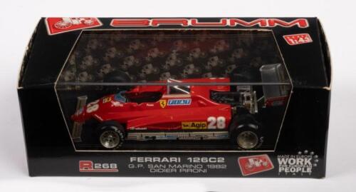 FERRARI 126C2: A 1:43 scale Brumm Ferrari 126C2 GP San Marino 1982 Didier Pironi