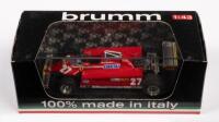FERRARI 126K TURBO: A&nbsp;1:43 scale Brumm&nbsp;Ferrari 126K Turbo GP Monte Carlo 1981 Gilles Villeneuve