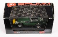 VANWALL F1: A&nbsp;1:43 scale Brumm&nbsp;Vanwall F1 Stirling Moss GP Italia 1958