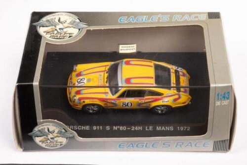 PORSCHE 911 S: A 1:43 scale Eagles Race Porsche 911 S #80 24h Le Mans 1972