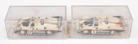PORSCHE 956 LONG TAIL 'ROTHMANS: Two&nbsp;1:43 scale Vitefe Porsche 956 Long Tail 'Rothmans' winner Du Mans/Le Mans 1986-1987