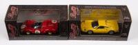 FERRARI 330 P4 SPIDER BRANDS HATCH, FERRARI DINO 206: Two&nbsp;1:43 scale Bang&nbsp;including a Ferrari 330 P4 Spider Brands Hatch 1967 Stewart-Amon and a Ferrari Dino 206 'Street 1967'
