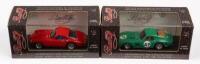 FERRARI 250: A pair of 1:43 scale model cars, a Ferrari 250 GTO, number 47, Nurburgring 1963, Bang models number 7165, also&nbsp;a Ferrari 250 GT sperimentale, street version rosso red, Bang models number 7193