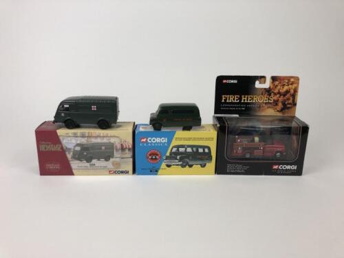 CORGI: Three 1:43 scale Corgi emergency vehicles. Limited Editions