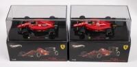 FERRARI F1-89, FERRARI F1-90: Two&nbsp;1:43 scale Hot Wheels Elite&nbsp;including a F1-89 Hungary GP 1989 N. Mansell and a F1-90 Brazil&nbsp;GP 1990&nbsp;N. Mansell
