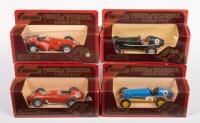 MODEL OF YESTERYEAR: Four 1:43 scale Matchbox Models Of Yesteryear&nbsp;including a 1960 Y-16 Ferrari Dino 246/V12, 1957 &nbsp;Y-10 Maserati 250F 'Lightweight' and two 1935 Y-14 E.R.A 'R.I.B'