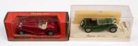 RILEY MPH, JAGUAR SS&nbsp;100: Two 1:43 scale Matchbox Models Of Yesteryear/Solido&nbsp;including a 1934 Riley MPH Jaguar SS 100