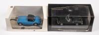 MG B CABRIOLET, MG A TWIN CAM: Two&nbsp;1:43 scale Bizark/Minichamps&nbsp;including a 1962-69 MG B Cabriolet and a 1958 MG A Twin Cam