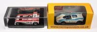 PORSCHE 908/2 LOLA T260: Two&nbsp;1:43 scale models&nbsp;including a 1969 Porsche 908/2 Tony Dean Riverside, model by best, number 9201 and a 1971 Lola T260 #1 winner St. Jovite, driven by Jackie Stewart, spark model number&nbsp;S1134