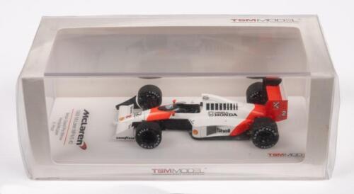 MCLAREN MP4/5: A 1:43 scale TSM Models 1989 McLaren MP4/5 #2 British GP Winner Honda McLaren Alain Prost