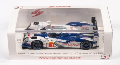 TOYOTA TS 040 HYBRID: A 1:43 scale Spark Model Toyota TS 040 Hybrid Toyota Racing LMP1 HY 5th 6 Hours of Fuji 2015