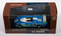 MATRA SIMCA MS670B: A 1:43 scale Minichamps&nbsp;models Matra Simca MS670B 24 Hour Le Mans 1973 Winners Pescarolo-Larrousse