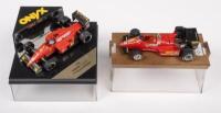 FERRARI F1 126C4, FERRARI 412 T1: Two&nbsp;1:43 scale Brumm/Onyx&nbsp;models including a Ferrari F1 126C4 #27 Winner Belgium GP 1984 and a Ferrari 412 T1 Gerhard Berger