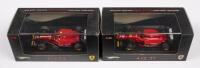 FERRARI 412 T1/T2: Two&nbsp;1:43 scale Hot Wheels Elite&nbsp;models&nbsp;including a Ferrari 412 T1 and T2