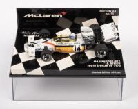 MCLAREN FORD M19: A&nbsp;1:43 scale Minichamps&nbsp;McLaren Ford M19 South African GP 1972 P. Revson