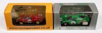FERRARI 330 P3, FERRARI DINO 206S COUPE: Two 1:43 scale Brumm/Racing&nbsp;models including a 1966 Ferrari 330 P3 420 Hp Piper-Attwood and a Ferrari Dino 206S Coupe Team Sefac #196 Targa Florio&nbsp;1966 Giancarlo Baghetti-Jean Guichet