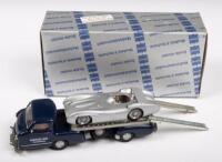 MERCEDES BENZ RACE CAR TRANSPORTER: A&nbsp;1:43 scale Conrad&nbsp;models including a 1955 Mercedes Benz Racing Car Transporter with Race Car