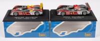 AUDI R10 #1/#2: Two 1:43 scale iXO&nbsp;models including a 2007 Audi R10 #1 Winner Le Mans and a 2008 Audi R10 TDI #2 winner Le Mans