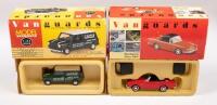 SUNBEAM ALPINE MKII, AUSTIN MINI VAN: Two&nbsp;1:43 scale Vanguards models including a Sunbeam Alpine MKII and a Mini Austin Van