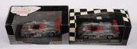 AUDI R8 2000/2001: Two&nbsp;1:43 scale Minichamps/Onyx Models including a Audi R8 Du Mans 24 Hour winner 2000 Biela-Kristensen-Pirro and a Audi R8 Le Mans 24 hour 2001 winner Biela-Kristensen-Pirro