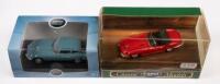 JAGUAR V12, JAGUAR E TYPE OPEN TOP: Two&nbsp;1:43 scale Oxford/Corgi model&nbsp;including a Jaguar V12 and a Jaguar E Type Open Top
