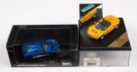 LOTUS EXIGE LOTUS ELISE: Two&nbsp;1:43 scale&nbsp;models including a Lotus Exige Sprint Edition 2006 made by IXO, model number MOC119, and a Lotus Elise open convertible, model number V98047