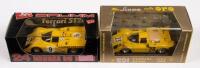 FERRARI 512S, 512M: Two&nbsp;1:43 scale Ferrari Brumm&nbsp;models including a 1970 512S 550Hp&nbsp;and a limited edition (1648/5000) 512M Scuderia Francorchamps&nbsp;1971